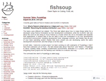 Tablet Screenshot of blog.fishsoup.net